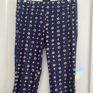 J Crew Minnie Geometric Print Pants
